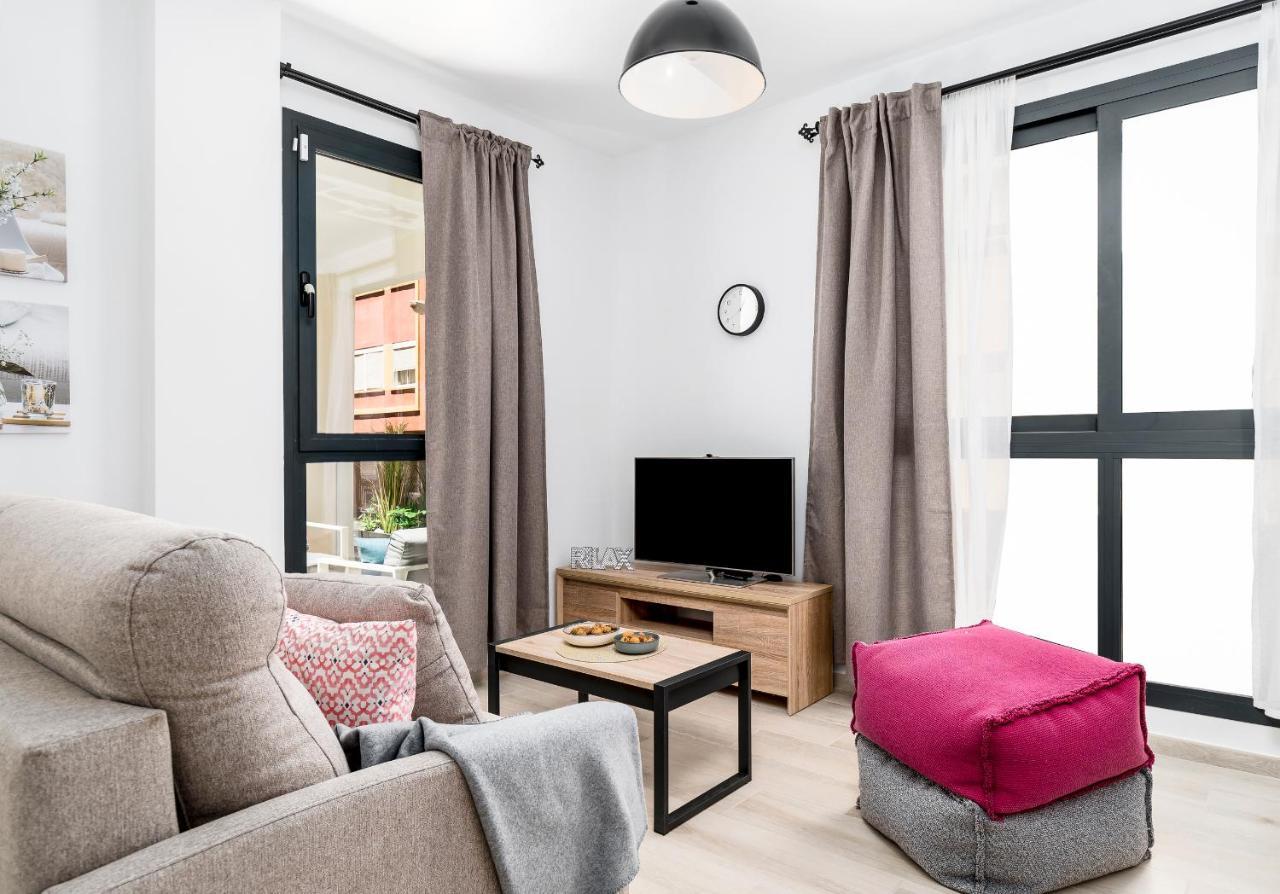 Apartamento Deluxe Con Piscina, Terraza & Parking Málaga Exterior foto