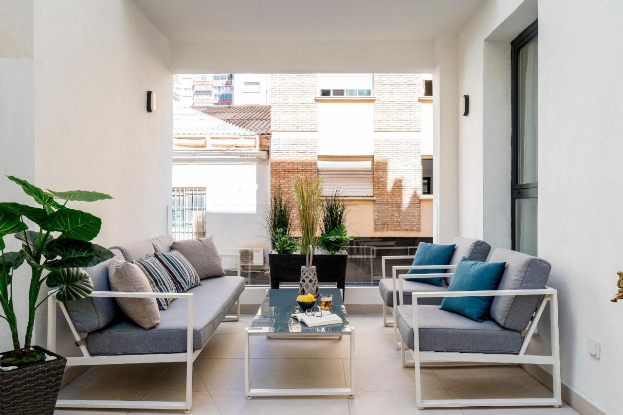 Apartamento Deluxe Con Piscina, Terraza & Parking Málaga Exterior foto