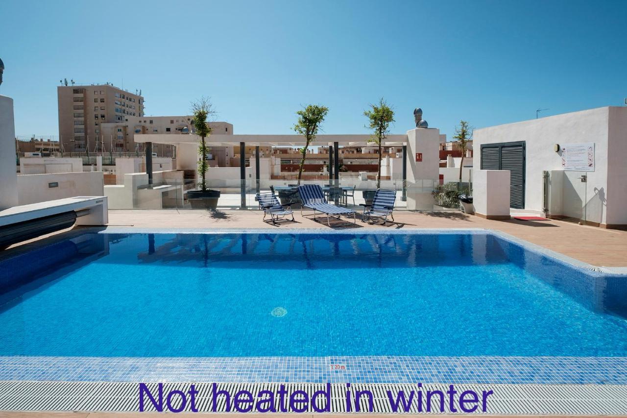 Apartamento Deluxe Con Piscina, Terraza & Parking Málaga Exterior foto